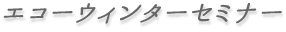 エコーウィンターセミナー